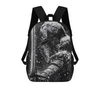 sinyumoney Never Give Up 3D Printed Kids School Bag Rucksacks Children's School Fashion Casual Back Pack High Capacity Travel Book Bags Backpack for Kids 17inch