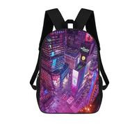 sinyumoney New York School Bag Bookbag 3D Printed Children's Backpacks for Kids Boy Girl Book Bags Kids School Bag Travel Rucksacks 17inch
