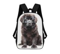 sinyumoney Newfoundland Dog School Backpack Daypacks Business Backpack Water Resistant Bookbag for Men/Women 17inch
