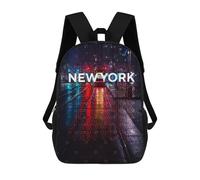 sinyumoney Newyork City NYC Backpack School Bag High Secondary School Bags Casual Backpack for Campus Outdoor Travel Sports 17inch