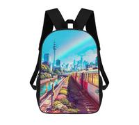 sinyumoney Next Stop Tokyo School Bags Water Resistant School Bag Business Backpack - Perfect for Travel, Work And Daily Use 17inch