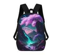 sinyumoney Night Landscape 2 Ronaldo Backpack, Children's Backpack, Student School Bag, Book Bag, 3D Printed School Bag For Boys And Girls, 17inch