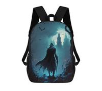 sinyumoney Nightmare Castle Backpack School Bag Work Business College School for Men/Women 17inch