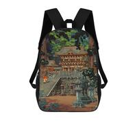 sinyumoney Nikko Yomei Gate Rucksack Water Resistant School Bag Business Backpack for Men, Women & Teenage Boys 17inch