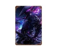 sinyumoney Ninja Samurai Galaxy Tin Sign Decor Iron Wall Art Decoration Pub Club Cafe Bar Home Wall Art Decoration Poster Retro11.8 x7.9