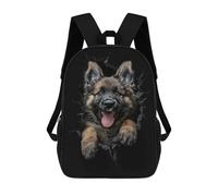 sinyumoney Norwegian Elkhound Children's Backpacks School Backpack 3D Printed for Kids Travel Rucksacks Book Bags Kids 17inch School Bag