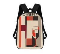 sinyumoney NYC Wine Festival Rucksack Lightweight Casual Daypack School Backpacks- Perfect for Travel, Work And Daily Use 17inch