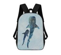 sinyumoney Ocean Giants Backpack School Bag Large Water Resistant Laptop Backpack for Girls Boys Teenage 17inch