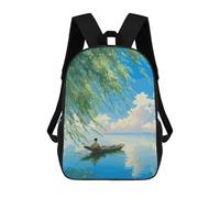 sinyumoney Ocean Nature Backpack School Bag Rucksack Casual Daypacks School Work Travel Bag for Men, Women & Teenage Boys 17inch