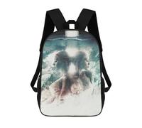 sinyumoney Ocean Sirens Backpack School Large Water Resistant Laptop Backpack for School/Work/Travel 17inch