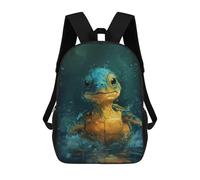 sinyumoney Oceanic Adventure Turtle's Journey Backpack School Bag Large School Backpack for Boys - Perfect for Travel, Work And Daily Use 17inch