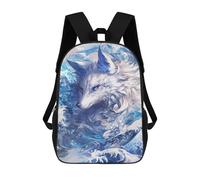 sinyumoney Oceanic Wolf Majesty -1 Rucksack Business Laptop Rucksack Bag Unisex Casual Daypack for Girls Boys Teenage 17inch