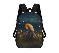 sinyumoney Octopus Appealing Backpack School Business Durable Laptop Bag for Teenage Girls Boys Women Men 17inch