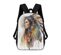 sinyumoney Oil Painting Boho Style Backpack School Rucksack Casual Daypacks School Work Travel Bag for Men/Women 17inch