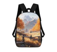 sinyumoney Orange Valley School Backpack Water Resistant Travel Backpack Computer Bag for School/Work/Travel 17inch