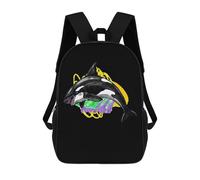 sinyumoney Orca Backpack School Large Water Resistant Laptop Backpack for Teenage Girls Boys Women Men 17inch