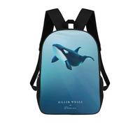 sinyumoney Orca Children’s Backpack Girls Boys, Rucksack Bag, Daypack, Primary School, Perfect for Back to Kids School Or PE, Gifts And Travel 17inch