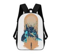 sinyumoney Orca Slice School Backpack Business Laptop Rucksack Bag Unisex Casual Daypack for Men/Women 17inch