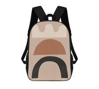 sinyumoney Organic Design 06 Backpacks Kids School Backpack School Bag 3D Printed Fashion School Bags for Boys Elementary And Middle School Students 17inch