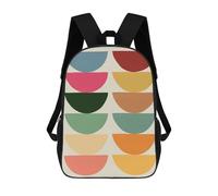 sinyumoney Organic Design 07 Kids' Backpack 3D Printing School Bag Boys Cool Daypacks Casual Knapsack Fun Back Bag for Kids And Teenager 17inch