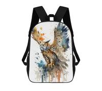 sinyumoney OWL FLYING Ronaldo Backpack, Children's Backpack, Student School Bag, Book Bag, 3D Printed School Bag For Boys And Girls, 17inch