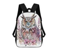 sinyumoney Owl Minimalist Paint Backpack School Bag School Secondary High School College Backpack Travel for Boys/Girls/Teenagers 17inch