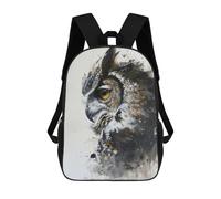 sinyumoney Owl Watercolor Art School Backpack Work Laptop Backpack Rucksack Bag for Camping Outdoor Adventures And Daily Travel 17inch