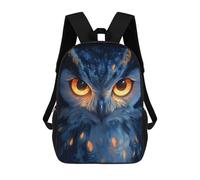 sinyumoney Owl with Glowing Eyes School Bags Large Lightweight Casual Backpack- Perfect for Travel, Work And Daily Use 17inch