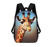 sinyumoney Paint Giraffe Backpacks Kids School Backpack School Bag 3D Printed School Bag for Boys Elementary And Middle School Students 17inch