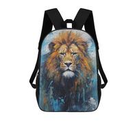 sinyumoney Palette Lion Painting Backpack School Lightweight Schoolbag Dayback Bookbag College for Men/Women 17inch
