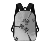 sinyumoney Palm Trees Against Sky Children's Backpacks School 3D Printed Bag Bookbag for Kids Travel Rucksacks Boy Girl Book Bags Kids School Bag 17inch