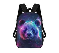 sinyumoney Panda Animal Space Children's Backpacks School 3D Printed Bag Bookbag for Kids Travel Rucksacks Boy Girl Book Bags Kids School Bag 17inch