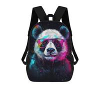 sinyumoney Panda Animals Backpack School Bag Secondary Causal Travel High School Bags for School/Work/Travel 17inch