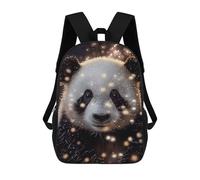 sinyumoney Panda Cute Backpacks Kids School Backpack School Bag 3D Printed Fashion School Bags for Boys Elementary And Middle School Students 17inch