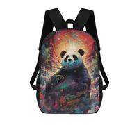 sinyumoney Panda Dreamscape Backpacks 3D Printed Kids School Backpack School Bag Fashion Rucksacks for Boys Elementary And Middle School Students 17inch