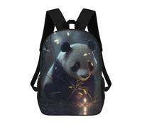 sinyumoney Panda Fireflies Animal Backpack School Bag Travel College Rucksack Backpacks for Boys/Girls/Teenagers 17inch