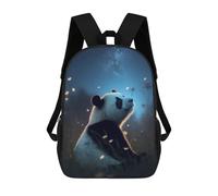 sinyumoney Panda Galaxy Animal School Backpack Water Resistant Travel Backpack Computer Bag for School/Work/Travel 17inch