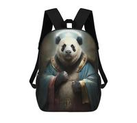 sinyumoney Panda Imaginary World Children's Backpacks School 3D Printed Bag Bookbag for Kids Travel Rucksacks Boy Girl Book Bags Kids School Bag 17inch