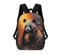 sinyumoney Panda in Bamboo Grove School Backpack for Girls Backpack Water Repellent Casual Daypack Lightweight Rucksack Boy Girl School Backpack 17inch