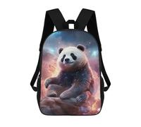 sinyumoney Panda in Space -5 Print Children's Backpack School Bag for Adult And Kids Travel Daypack 17inch