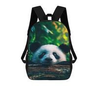 sinyumoney Panda in The Forest Backpacks 3D Printed 17inch Kids School Backpack Outdoor Casual Daypack Casual Travel Bags for Middle School Students