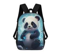 sinyumoney Panda in Winter Wonderland Kids School Backpack 3D Printed Fashion School Bag Casual School Bag for Boys Elementary And Middle School Students 17inch