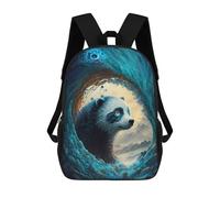 sinyumoney Panda Incredible Backpack School Bag Large Water Resistant Laptop Backpack for Teenage Girls Boys Women Men 17inch