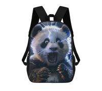 sinyumoney Panda Lightning Backpacks Kids Student Schoolbag,3D Printed Backpacks,Elementary And Middle School Students Backpacks for Boys Girls 17inch