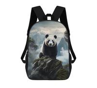 sinyumoney Panda Mountains School Backpack Rucksack Casual Daypacks School Work Travel Bag for Camping Outdoor Adventures And Daily Travel 17inch