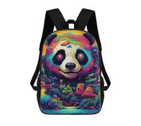sinyumoney Panda Paradise Backpack Cartoon Plush Bag, 3D Backpack for Kids School Bag Birthday Gift Idea for Boys And Girls 17inch