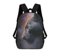 sinyumoney Panther of The Night Soul 3D Printed School Backpack Casual Children's Backpacks 3D Printed School Bag for Boys Elementary And Middle 17inch
