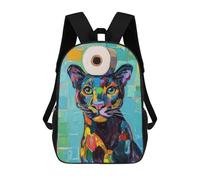 sinyumoney Panther with Toilet Paper School Backpack Large Water Resistant Laptop Backpack for Girls Boys Teenage 17inch