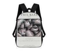 sinyumoney Paul Klee Crystal Gradation Abstract Art Rucksack Lightweight Casual Daypack School Backpacks for Teenage Girls Boys Women Men 17inch