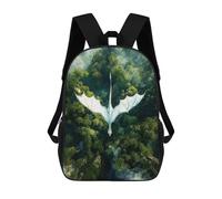 sinyumoney Pearlscale Dragon Ascent Backpacks 3D Printed Kids School Backpack Outdoor Casual Daypack Fashion Casual Children Backpacks Cute Travel Bags 17inch